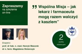 VOD - Wspólna Misja - jak lekarz i farmaceuta mogą razem walczyć z kaszlem